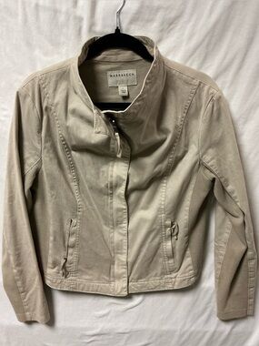 Anthropologie Marrakech Light Taupe Utility Jacket
